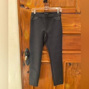 DKNY Jeans Ponte Pull on Stretch Faux Leather Pockets Mid Rise Women’s S/CH